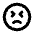 Mood Sad Squint Icon from Tabler Line Set | Free Download as SVG Vector and Transparent PNG | Streamline icons