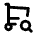 Shopping Cart Search Icon from Tabler Line Set