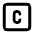 Square Letter C Icon from Tabler Line Set