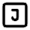 Download free Square Letter J PNG, SVG vector icon from Tabler Line set.