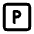 Square Letter P Icon from Tabler Line Set