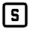 Square Letter S Icon from Tabler Line Set