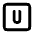 Download free Square Letter U PNG, SVG vector icon from Tabler Line set.
