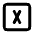 Square Letter X Icon from Tabler Line Set