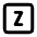 Square Letter Z Icon from Tabler Line Set