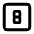 Square Number 8 Icon from Tabler Line Set