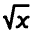 Square Root 2 Icon from Tabler Line Set