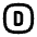 Square Rounded Letter D Icon from Tabler Line Set