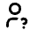Download free User Question PNG, SVG vector icon from Tabler Line set.