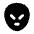 Alien Icon from Tabler Filled Set | Free Download as SVG Vector and Transparent PNG | Streamline icons