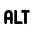 Alt Icon from Tabler Line Set