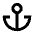 Anchor Line Icon from Remix Line Set