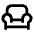 Armchair Line Icon from Remix Line Set