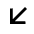 Arrow Left Down Line Icon from Remix Line Set