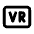 Badge Vr Icon from Tabler Line Set