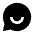 Chat Smile 2 Fill Icon from Remix Fill Set