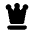 Download free Chess Queen PNG, SVG vector icon from Tabler Filled set.
