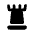 Chess Rook Icon from Tabler Filled Set