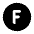 Circle Letter F Icon from Tabler Filled Set | Free Download as SVG Vector and Transparent PNG | Streamline icons