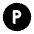 Circle Letter P Icon from Tabler Filled Set