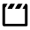 Clapperboard Line Icon from Remix Line Set