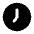 Clock Hour 7 Icon from Tabler Filled Set
