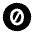 Creative Commons Zero Fill Icon from Remix Fill Set