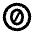 Creative Commons Zero Line Icon from Remix Line Set