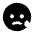 Emotion Sad Fill Icon from Remix Fill Set