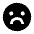 Emotion Unhappy Fill Icon from Remix Fill Set