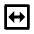 Flip Horizontal 2 Line Icon from Remix Line Set