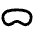 Goggles Line Icon from Remix Line Set