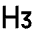 H 3 Icon from Remix Line Set