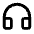 Headphone Line Icon from Remix Line Set