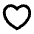 Heart 3 Line Icon from Remix Line Set