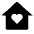 Home Heart Fill Icon from Remix Fill Set