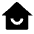 Home Smile Fill Icon from Remix Fill Set