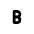 Letter B Small Icon from Tabler Line Set