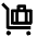 Luggage Cart Line Icon from Remix Line Set