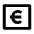 Money Euro Box Line Icon from Remix Line Set