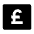 Money Pound Box Fill Icon from Remix Fill Set