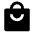 Shopping Bag 4 Fill Icon from Remix Fill Set