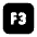 Square F3 icon - Free transparent PNG, SVG. No sign up needed.