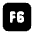 Square F6 icon - Free transparent PNG, SVG. No sign up needed.