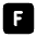 Square Letter F Icon from Tabler Filled Set