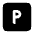 Square Letter P Icon from Tabler Filled Set