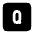 Download free Square Letter Q PNG, SVG vector icon from Tabler Filled set.