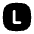 Square Rounded Letter L Icon from Tabler Filled Set