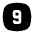 Square Rounded Number 9 Icon from Tabler Filled Set