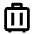 Suitcase 2 Line Icon from Remix Line Set